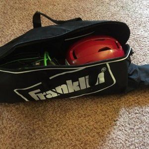 Youth Baseball Bat Bag - Kids Teeball, Softball, Baseball Equipment Bag